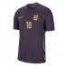 Camisa de Futebol Inglaterra Jude Bellingham #10 Equipamento Secundário Europeu 2024 Manga Curta